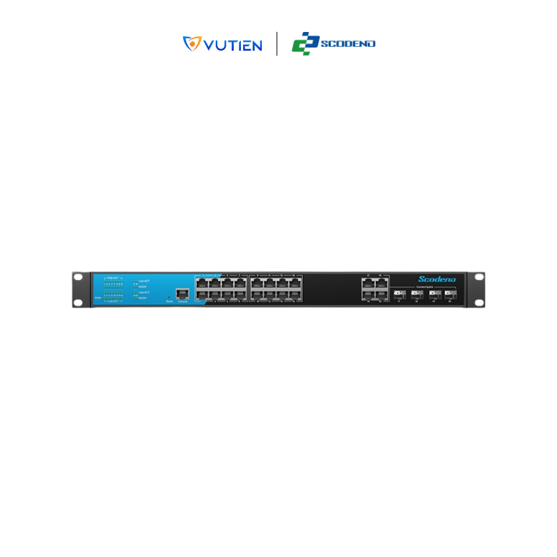 Switch PoE 20 cổng Scodeno S200-20GCM-C4-ACR-VT Switch PoE 20 cổng Scodeno S200-20GCM-C4-ACR-VT
