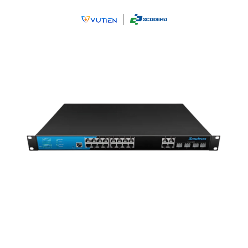 Switch PoE 20 cổng Scodeno S200-20GCM-C4-ACR-VT