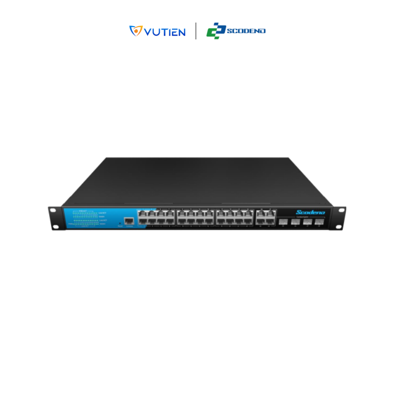 Switch 28 Port Scodeno S200-28GCM-C4-ACR-VT