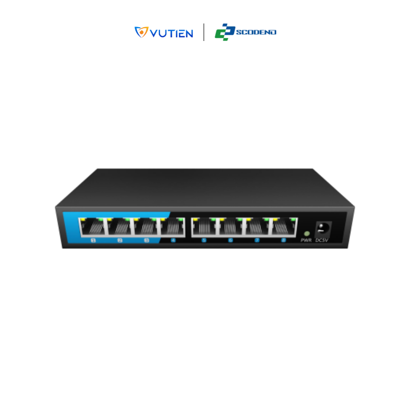 Switch Ethernet 8 cổng Scodeno S200-8G-VT