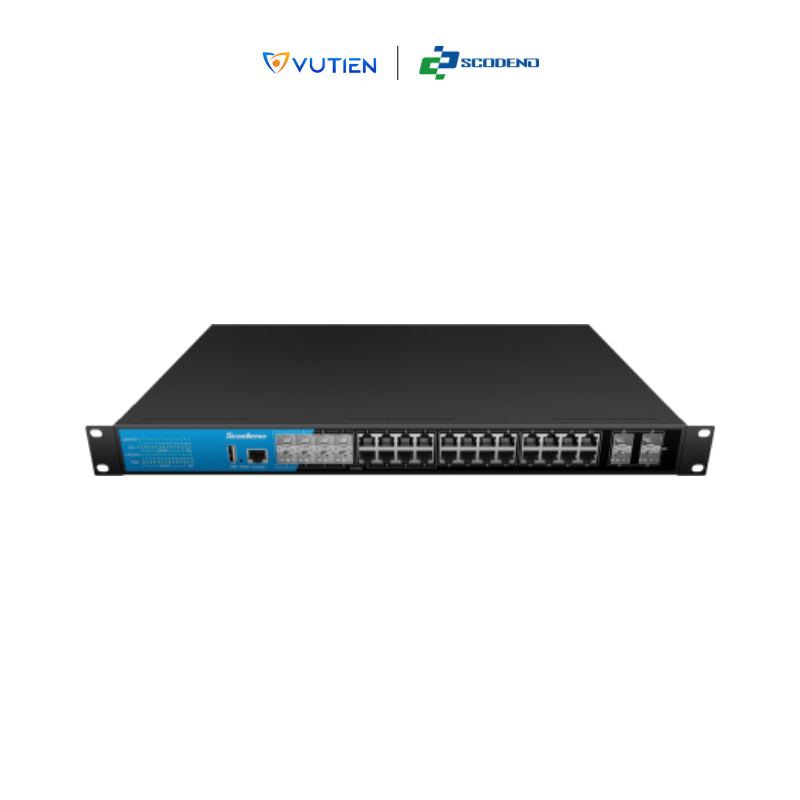 Switch Ethernet 28 cổng Scodeno S200-28XGCM-X4C8-ACR-VT