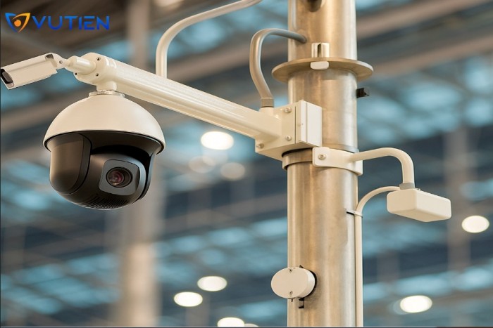 Hệ thống camera giám sát an ninh sử dụng camera PTZ.