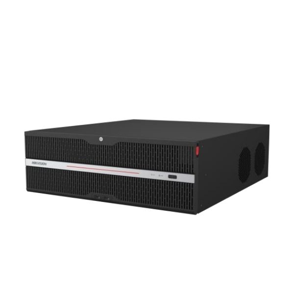 Hikvision DS-9664NTI-R16 là đầu ghi hình mạng cao cấp, hỗ trợ tới 64 kênh camera IP, thiết kế phù hợp cho các hệ thống giám sát quy mô lớn như nhà máy, trung tâm thương mại, khu đô thị thông minh, sân bay và bến cảng. Sản phẩm tích hợp trí tuệ nhân tạo AI, khả năng lưu trữ lớn và xuất hình ảnh lên tới độ phân giải 8K. Tính năng nổi bật Hiệu suất mạnh mẽ Hỗ trợ lên tới 64 camera IP, độ phân giải tối đa 32MP Băng thông vào 1280 Mbps, băng thông ra 1024 Mbps 4 cổng mạng RJ-45 10/100/1000/2500 Mbps tự thích ứng 16 khe cắm ổ cứng SATA, hỗ trợ tối đa 20TB cho mỗi ổ, kèm eSATA mở rộng Phân tích thông minh AI Nhận diện khuôn mặt, so sánh hình ảnh với tốc độ 24 ảnh/giây, hỗ trợ 16 kênh đồng thời Thư viện khuôn mặt chứa tối đa 64 thư viện, lên đến 300.000 ảnh, tổng dung lượng 10GB Hỗ trợ AcuSearch, tìm kiếm thông minh tới 345.600 mục tiêu mỗi ngày Phân tích video cấu trúc (Structured Analysis): nhận diện và phân loại đối tượng (người, phương tiện, màu sắc, biển số) Bảo vệ chu vi (Perimeter Protection), nhận diện biển số ANPR, đếm người, phát hiện chuyển động 2.0 Hình ảnh siêu nét 4 cổng HDMI, trong đó HDMI 3 hỗ trợ độ phân giải lên tới 8K 2 cổng VGA hỗ trợ đồng thời xuất hình ảnh 4 chế độ xuất hình ảnh linh hoạt, phù hợp với nhiều tình huống sử dụng khác nhau Ghi hình và giải mã mạnh mẽ Hỗ trợ chuẩn nén video H.265+/H.265/H.264+/H.264 tiết kiệm băng thông và dung lượng Khả năng giải mã tối đa 32 kênh @2MP hoặc 2 kênh @32MP Hỗ trợ phát lại đồng bộ 16 kênh Lưu trữ an toàn với RAID Hỗ trợ các chế độ RAID 0, 1, 5, 6, 10, tăng cường an toàn dữ liệu Hỗ trợ N+M hot spare giúp giảm thiểu rủi ro mất dữ liệu Kết nối âm thanh và cảnh báo 2 kênh âm thanh đầu ra RCA, hỗ trợ đàm thoại 2 chiều 32 cổng vào / 16 cổng ra báo động, hỗ trợ tích hợp hệ thống báo động mở rộng Thông số kỹ thuật chính Số kênh IP hỗ trợ: 64 Độ phân giải camera: tối đa 32MP Băng thông: vào 1280 Mbps / ra 1024 Mbps Cổng HDMI/VGA: 3 HDMI (HDMI 3 hỗ trợ 8K), 2 VGA RAID: RAID 0, 1, 5, 6, 10 Ổ cứng hỗ trợ: 16 SATA (tối đa 20TB/ổ), eSATA mở rộng Kết nối mạng: 4 cổng RJ-45 tự thích ứng Chuẩn nén video: H.265+/H.265/H.264+/H.264 Kích thước: 442 × 497 × 146 mm Nguồn điện: 100 ~ 240VAC, tiêu thụ ≤ 100W (không bao gồm ổ cứng) Nhiệt độ hoạt động: -10°C đến 55°C Trọng lượng: ≤ 12kg (không gồm ổ cứng) Chứng nhận: CE, CB, Rohs, Reach, WEEE, UKCA,… Ứng dụng thực tế Hikvision DS-9664NTI-R16 phù hợp triển khai cho các dự án giám sát chuyên nghiệp: Nhà máy, khu công nghiệp Trung tâm thương mại, tòa nhà văn phòng Đô thị thông minh, sân bay, bến cảng Trung tâm điều hành giám sát, chính phủ, giao thông thông minh ITS Kết luận Đầu Ghi 64-ch 3U 8K NVR Hikvision | DS-9664NTI-R16 là giải pháp lý tưởng cho các hệ thống giám sát an ninh hiện đại, cần hiệu suất cao, phân tích thông minh, khả năng lưu trữ an toàn và chất lượng hình ảnh siêu nét. Đây là lựa chọn hàng đầu cho các dự án quy mô lớn, đòi hỏi khả năng xử lý chuyên sâu và độ tin cậy cao. Đầu Ghi 64-ch 3U 8K NVR Hikvision | DS-9664NTI-R16