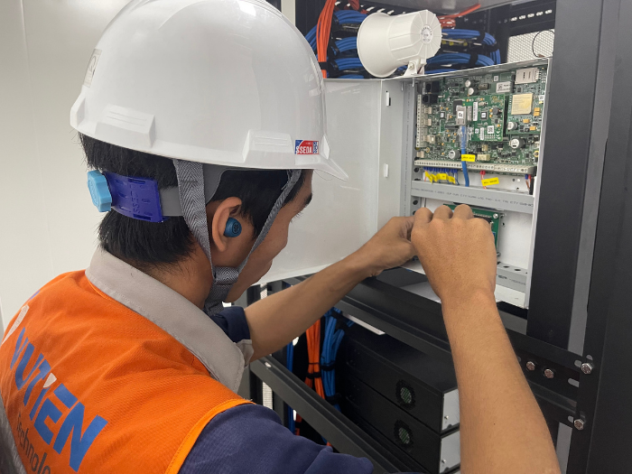 Vũ Tiến thi công hệ thống báo động cho kho hàng Logictics tại Bắc Ninh